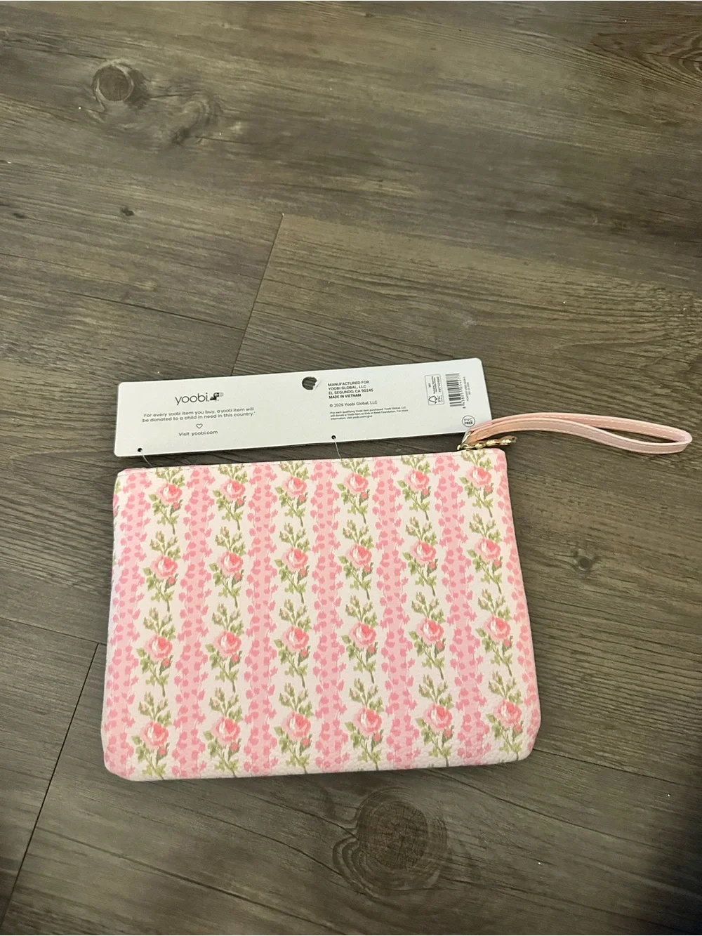 🩷💚🎯 LoveShackFancy x Target Yoobi Blooming Heirloom Pencil Case with Strap